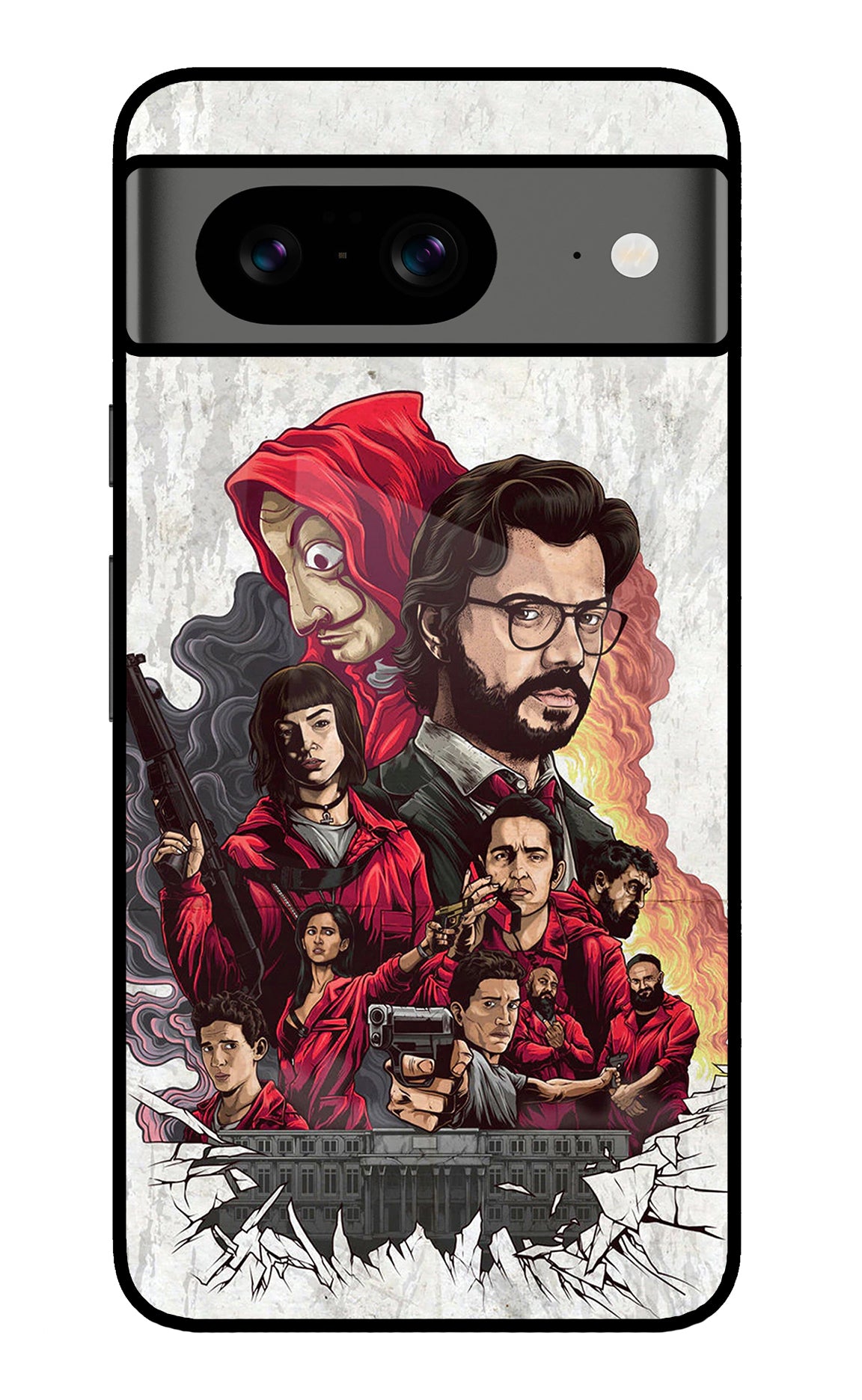 Money Heist Artwork Google Pixel 8 Back Cover