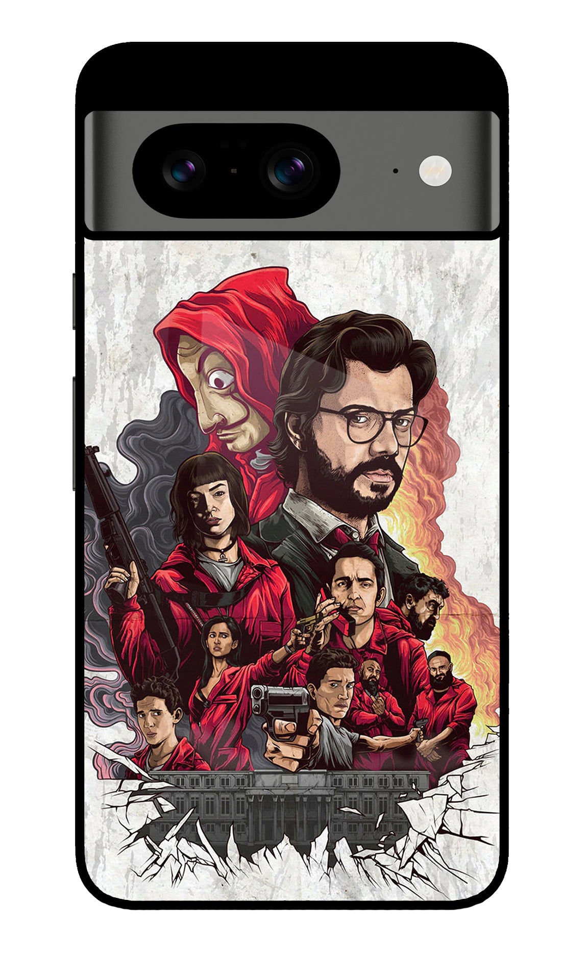 Money Heist Artwork Google Pixel 8 Back Cover