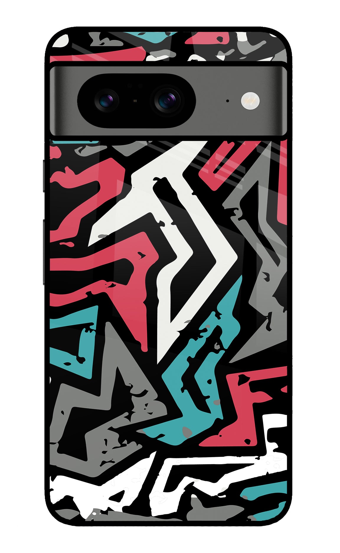 Geometric Graffiti Google Pixel 8 Back Cover