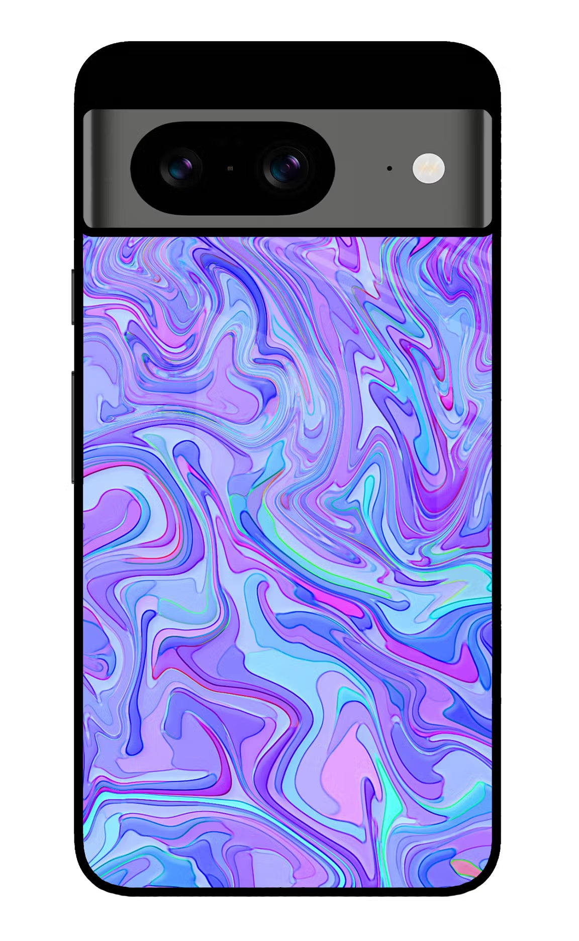 Glitter Google Pixel 8 Glass Case Back Cover by Casekaro