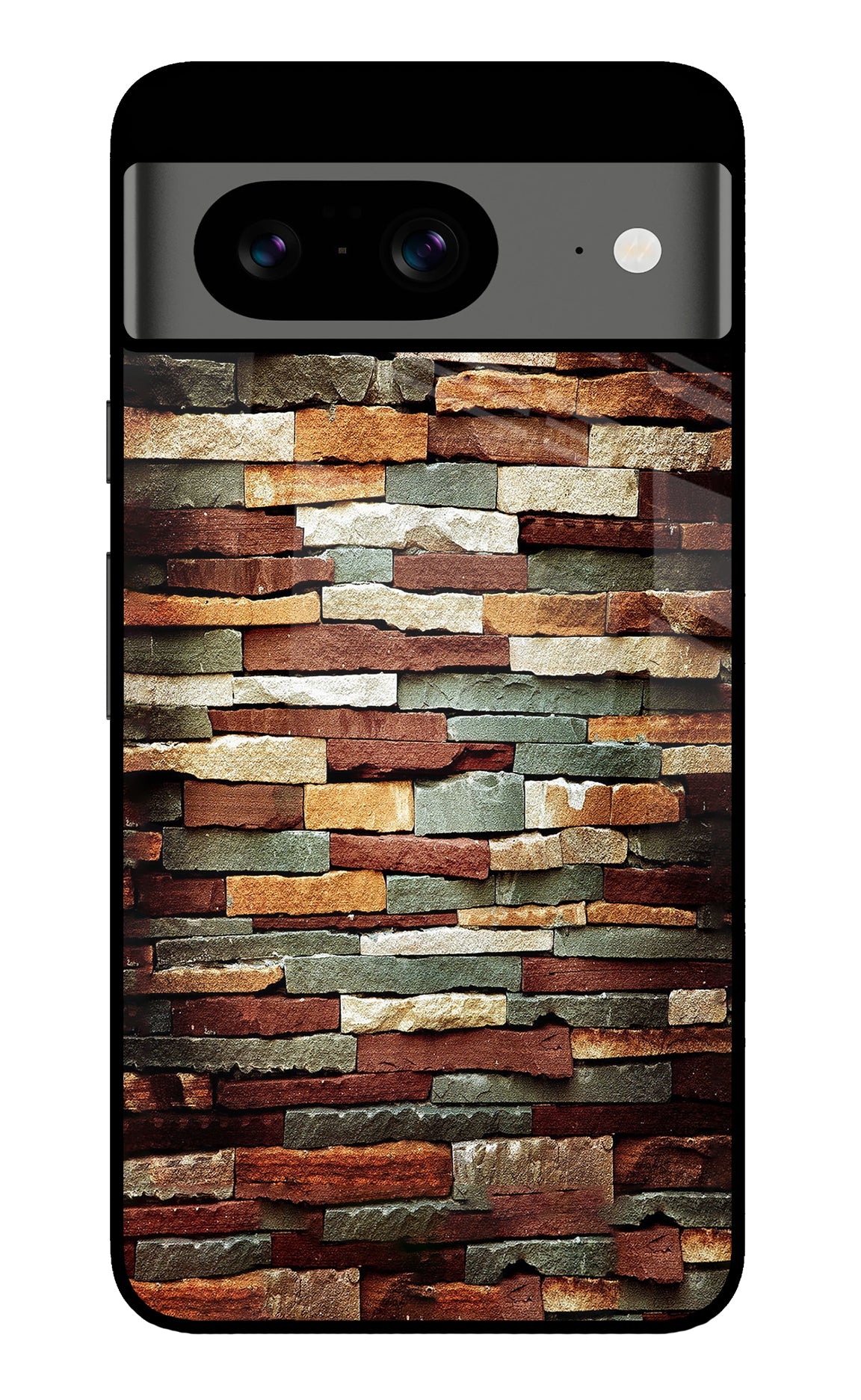 Bricks Pattern Google Pixel 8 Back Cover