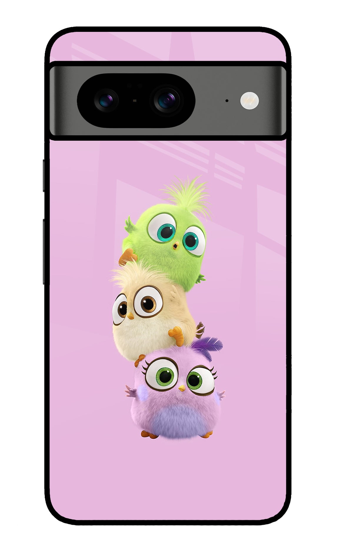 Cute Little Birds Google Pixel 8 Glass Case