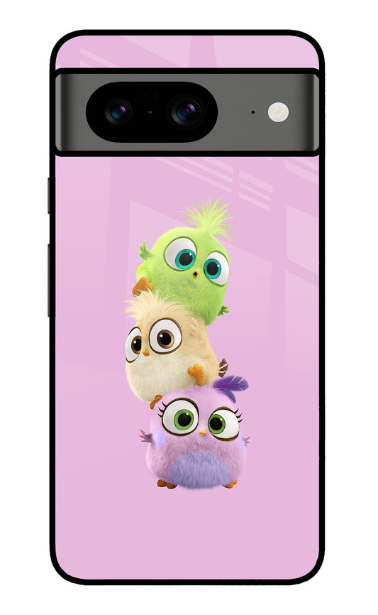 Cute Little Birds Google Pixel 8 Glass Case