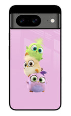 Cute Little Birds Google Pixel 8 Glass Case