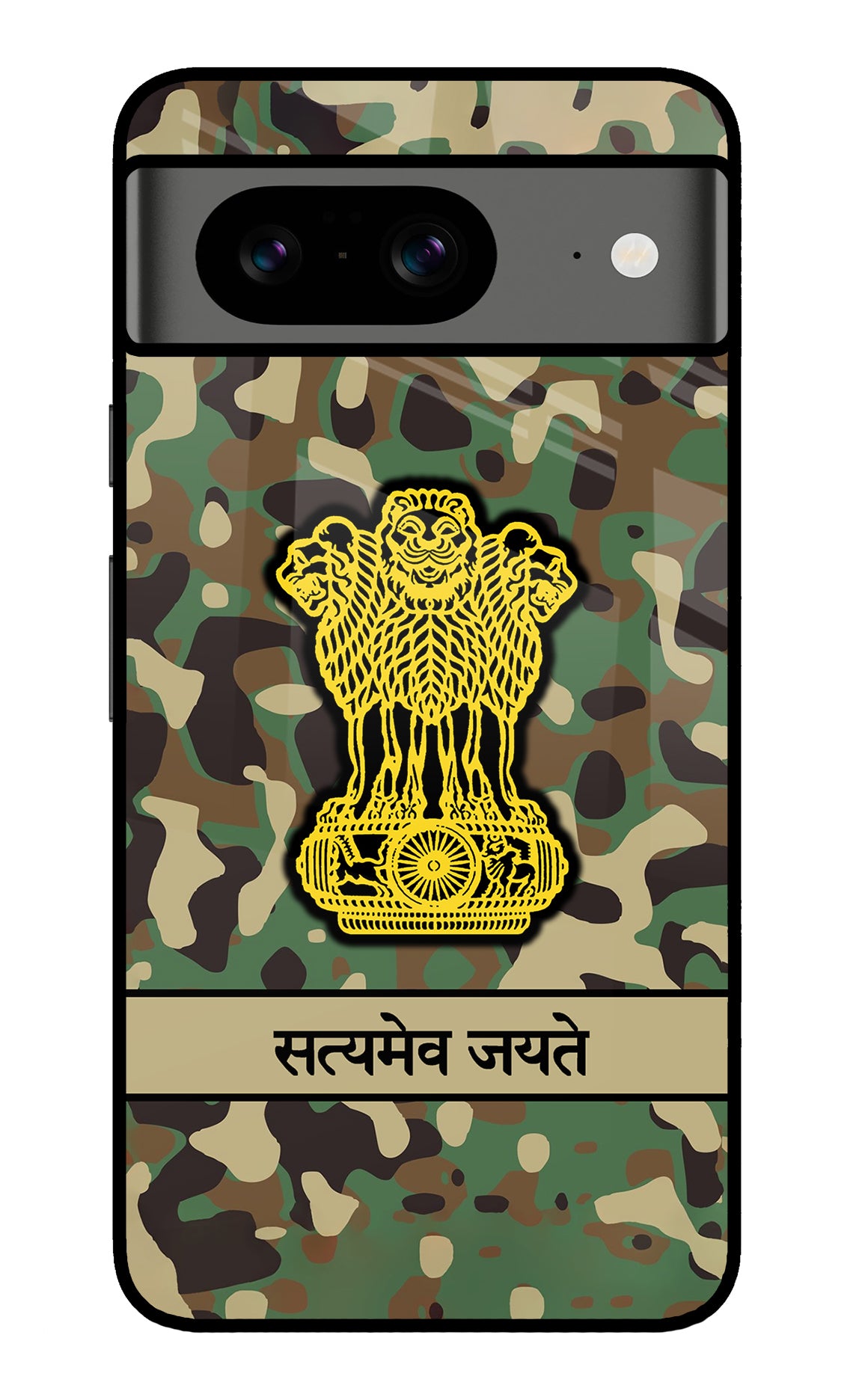 Satyamev Jayate Army Google Pixel 8 Glass Case