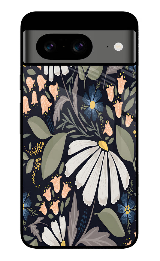 Flowers Art Google Pixel 8 Glass Case