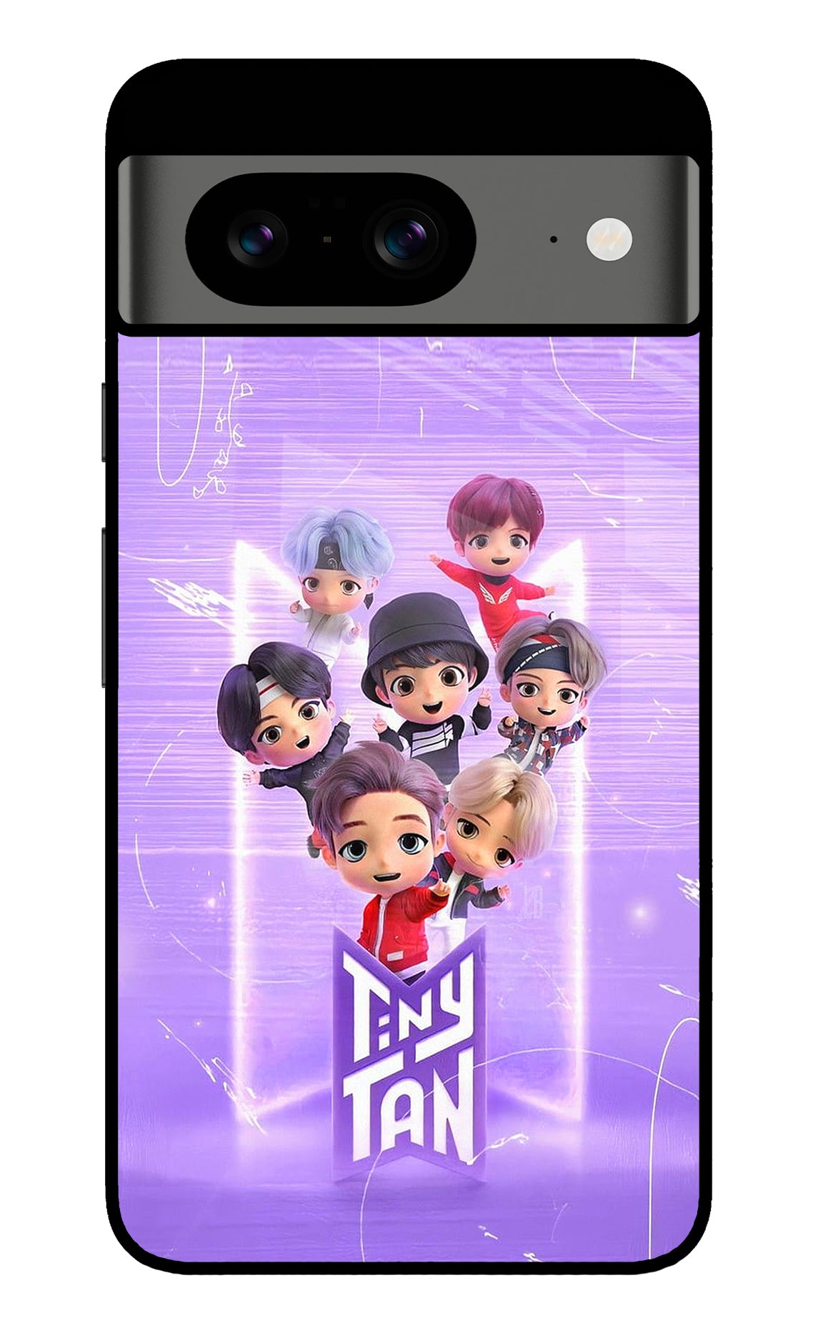 BTS Tiny Tan Google Pixel 8 Back Cover