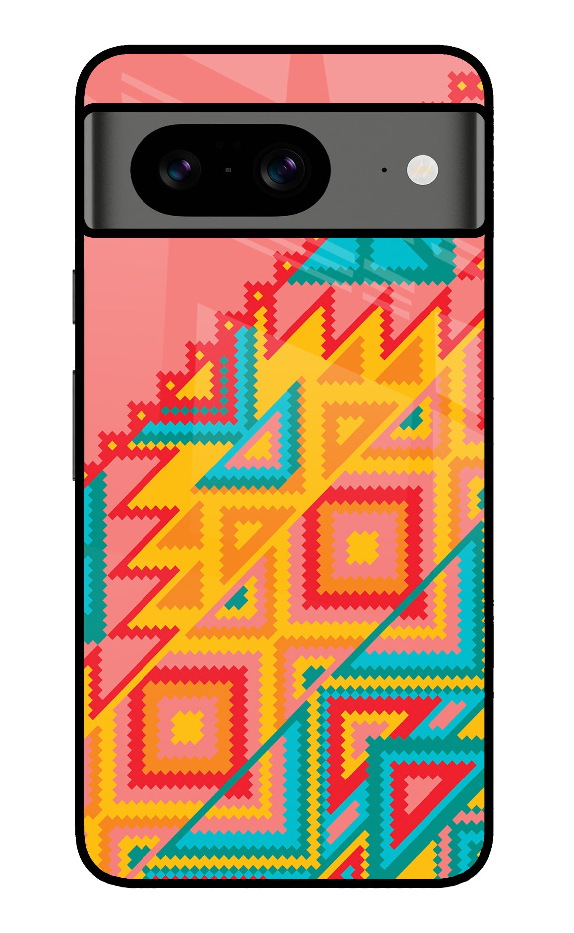 Aztec Tribal Google Pixel 8 Back Cover