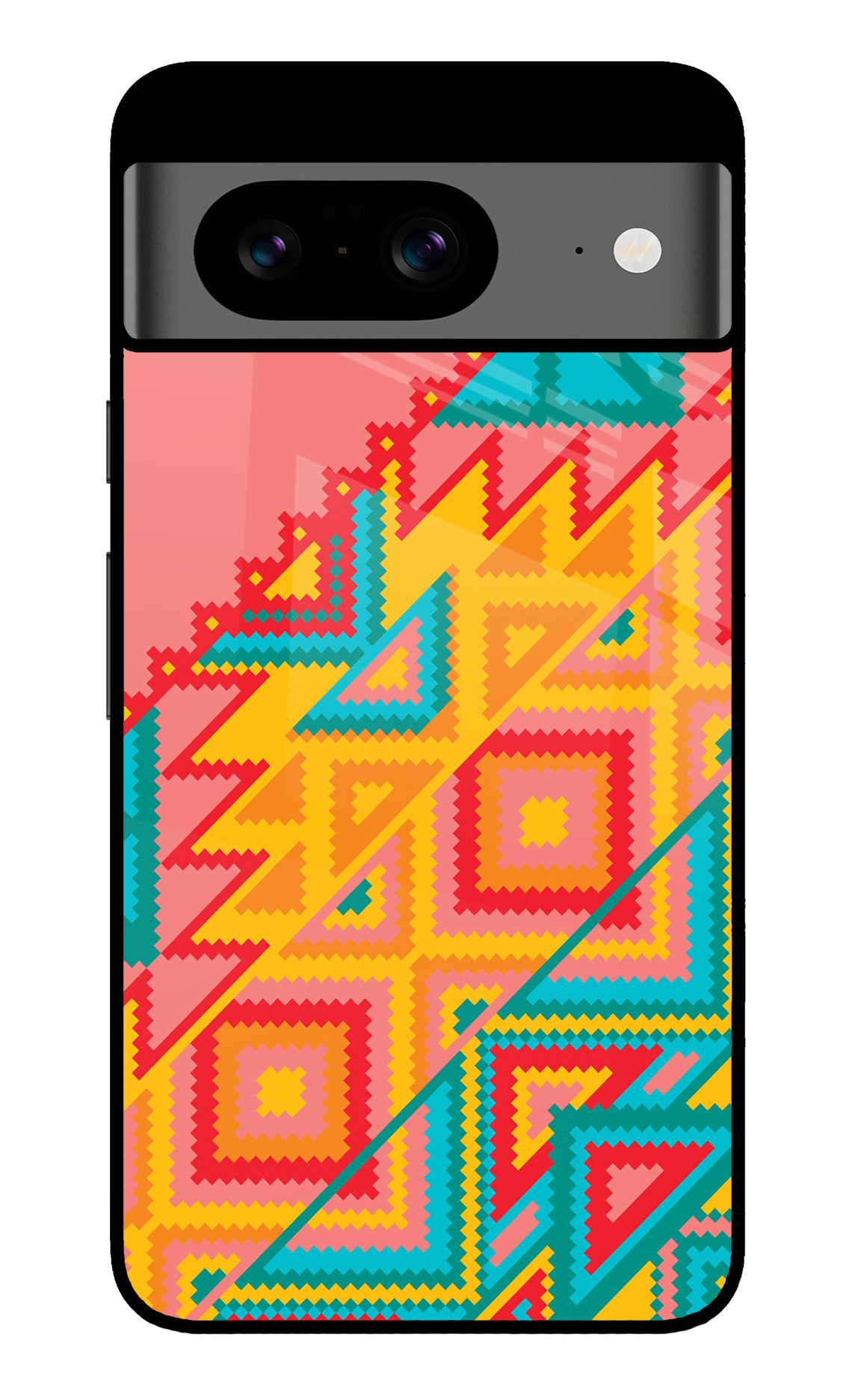 Aztec Tribal Google Pixel 8 Back Cover