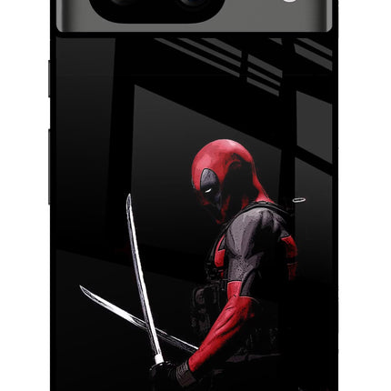 Deadpool Google Pixel 8 Glass Case Back Cover by Casekaro