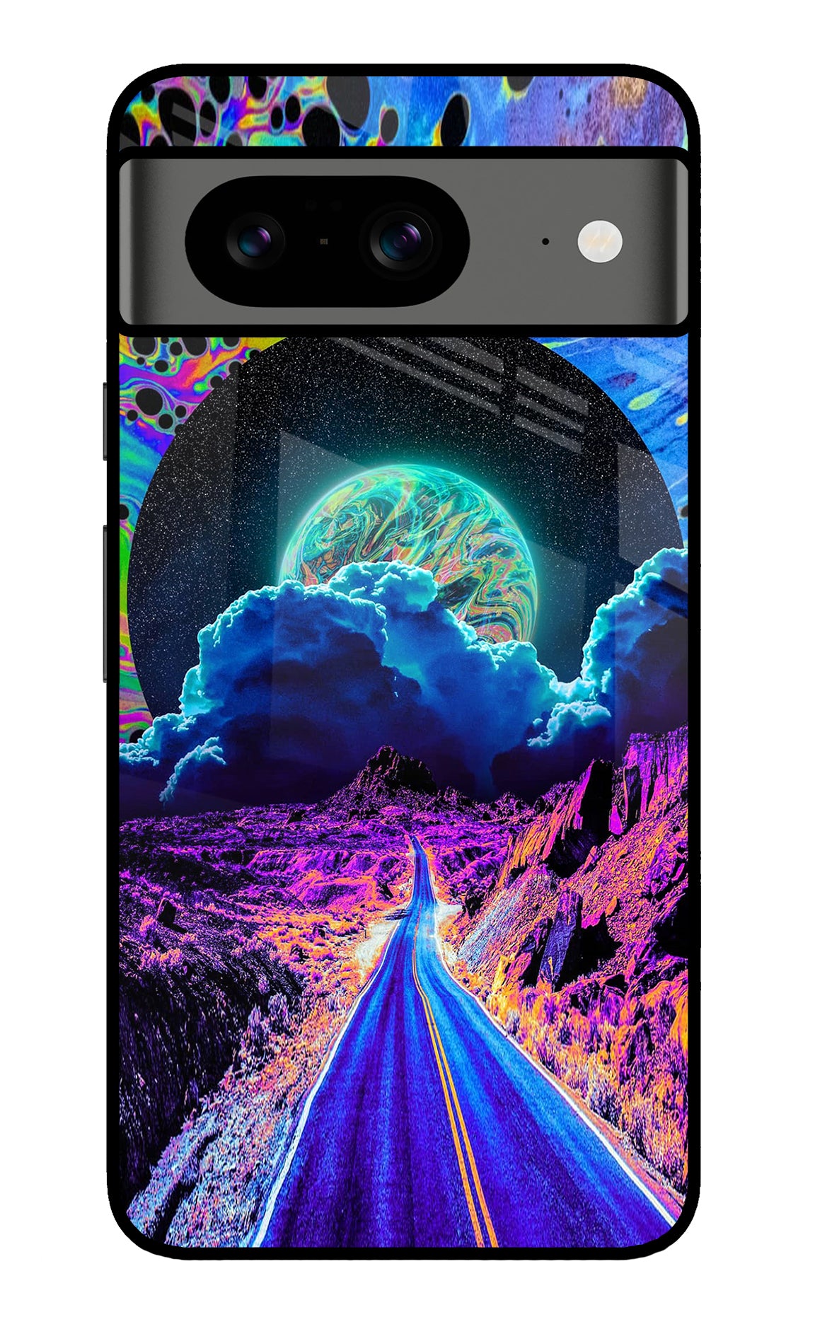 Psychedelic Painting Google Pixel 8 Back Cover