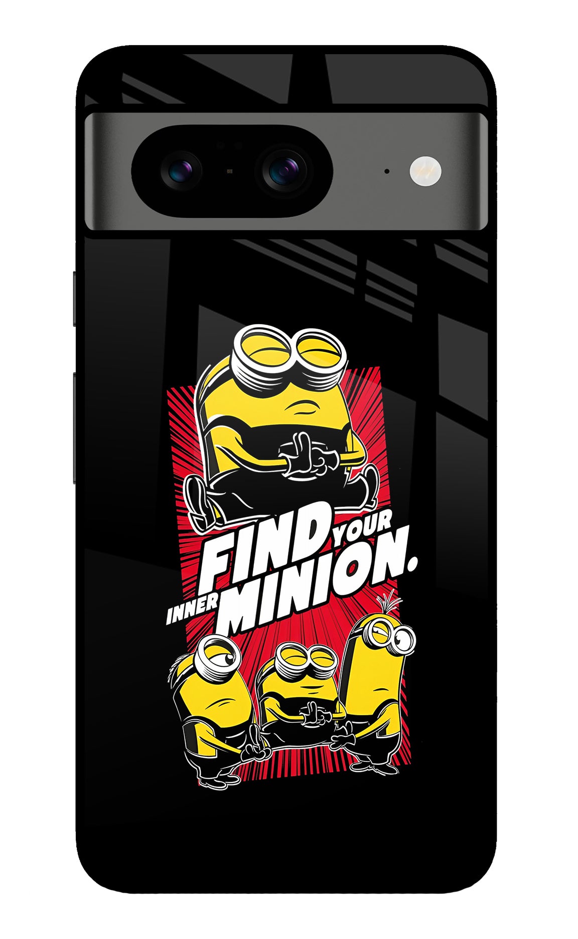 Find your inner Minion Google Pixel 8 Glass Case