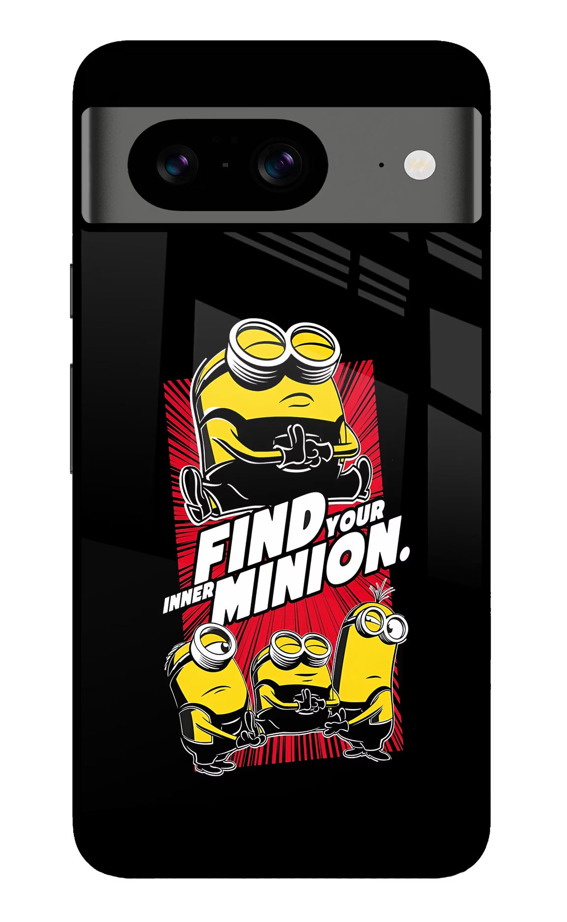 Find your inner Minion Google Pixel 8 Glass Case
