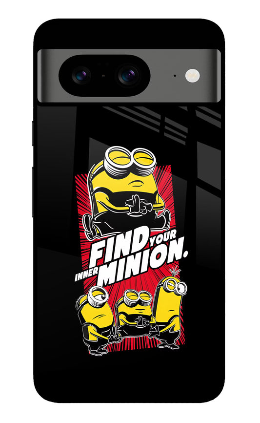 Find your inner Minion Google Pixel 8 Glass Case