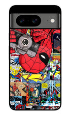 Spider Man Google Pixel 8 Glass Case