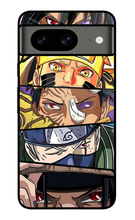 Naruto Character Google Pixel 8 Glass Case