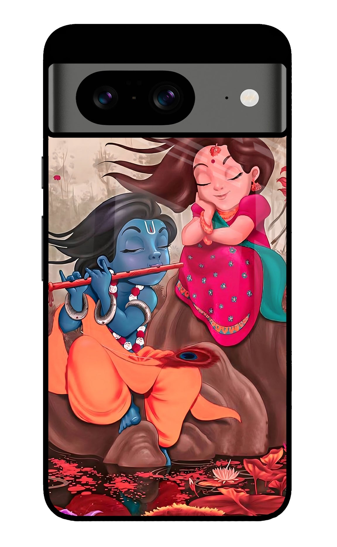 Radhe Krishna Google Pixel 8 Back Cover