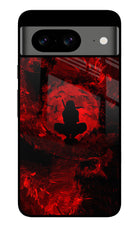 Itachi Uchiha Google Pixel 8 Glass Case Back Cover by Casekaro