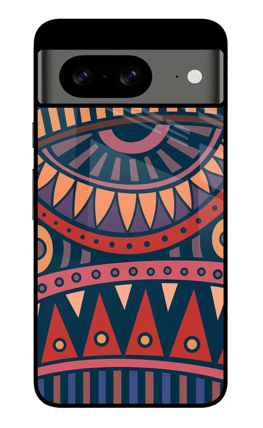 African Culture Design Google Pixel 8 Glass Case
