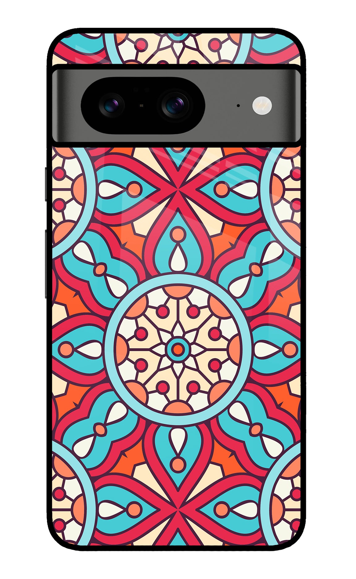 Mandala Geometric Google Pixel 8 Back Cover