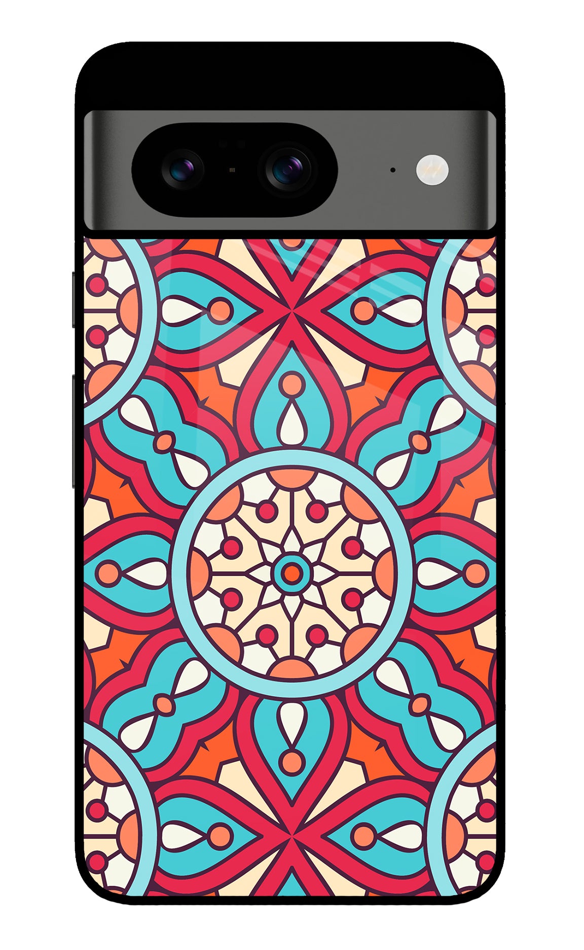 Mandala Geometric Google Pixel 8 Back Cover