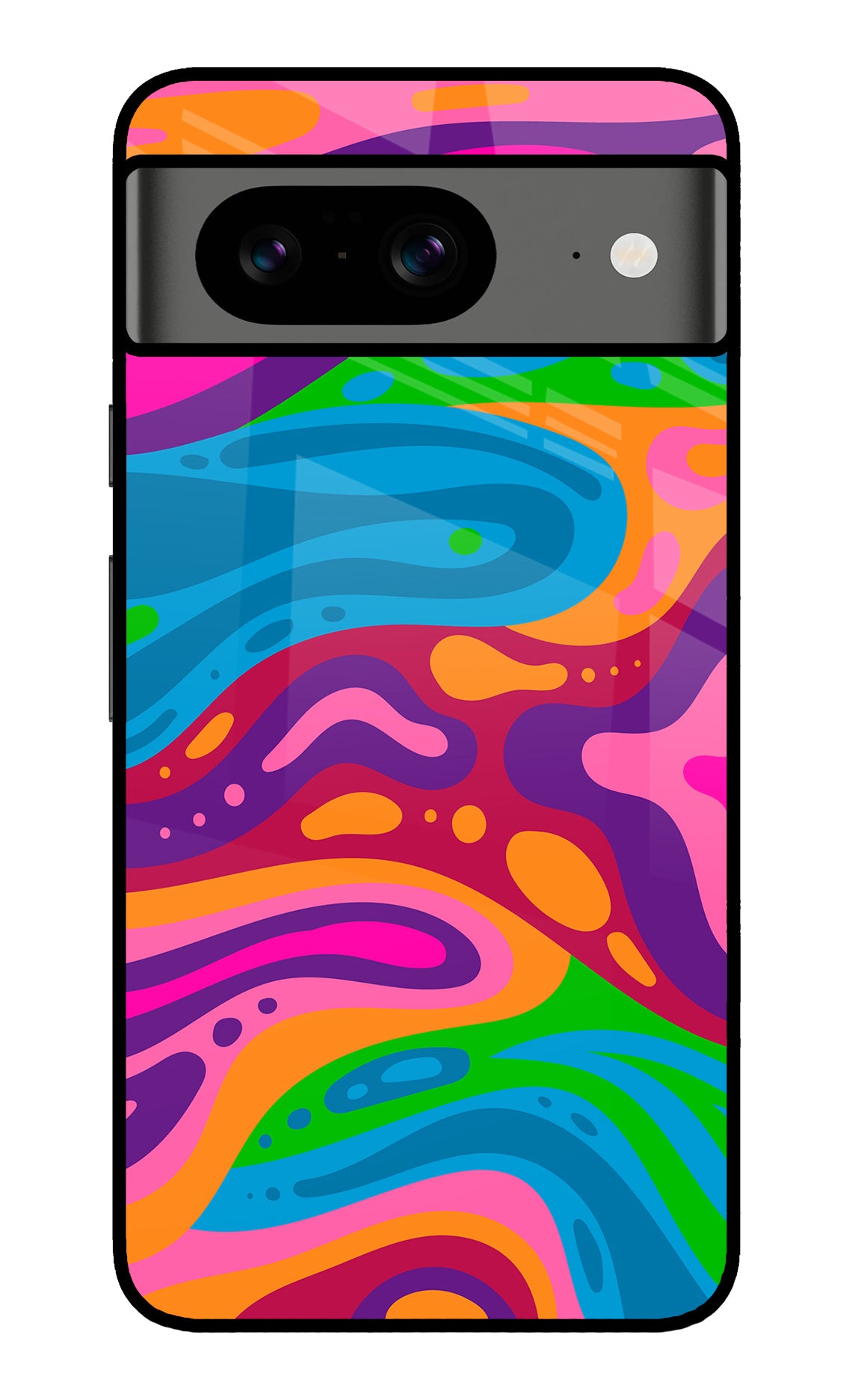 Trippy Pattern Google Pixel 8 Back Cover