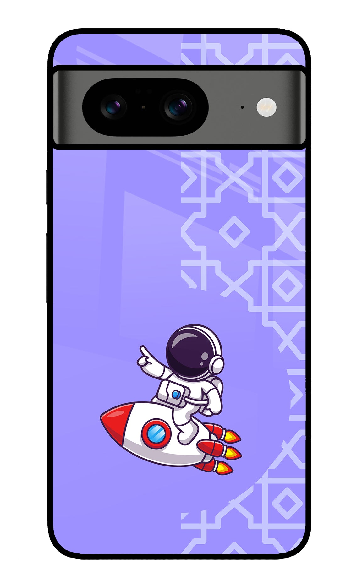 Cute Astronaut Google Pixel 8 Glass Case