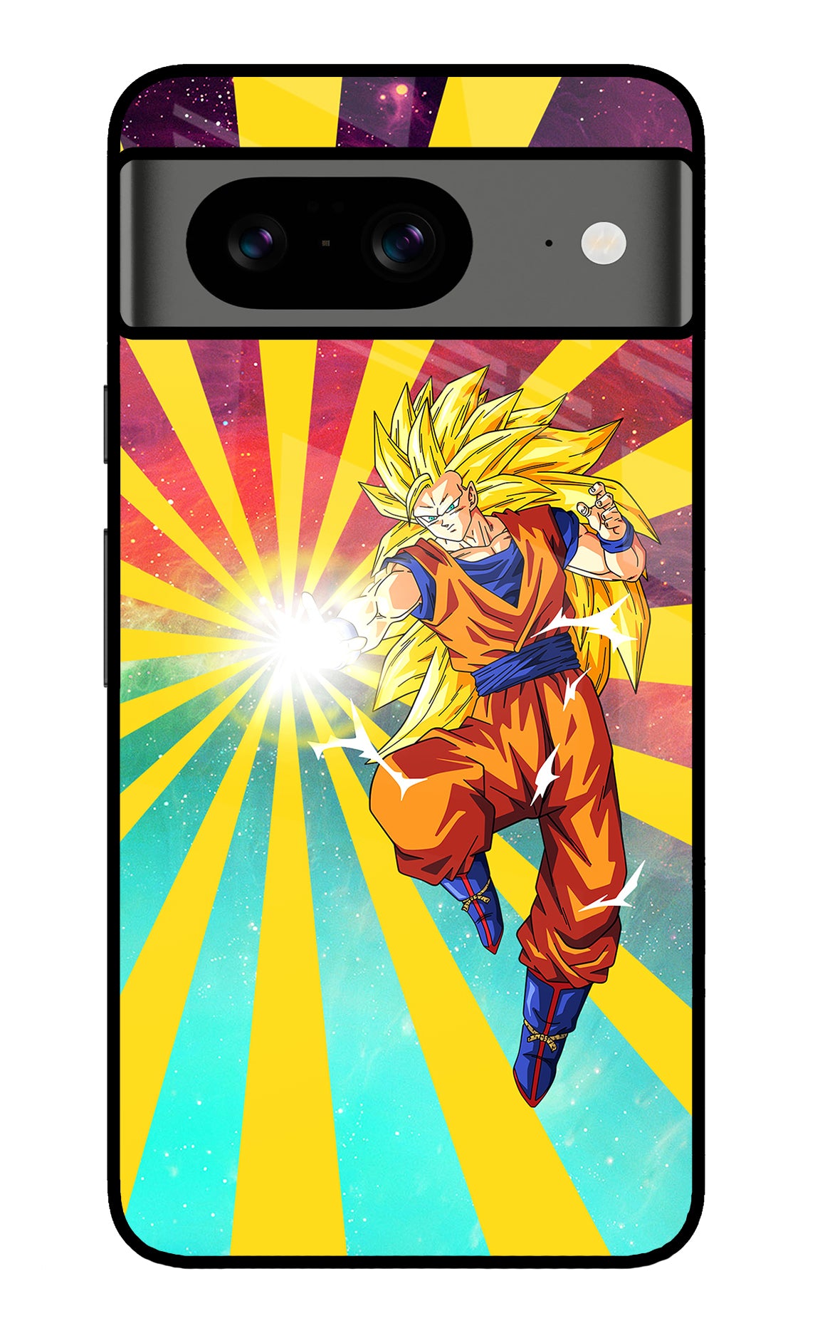 Goku Super Saiyan Google Pixel 8 Glass Case