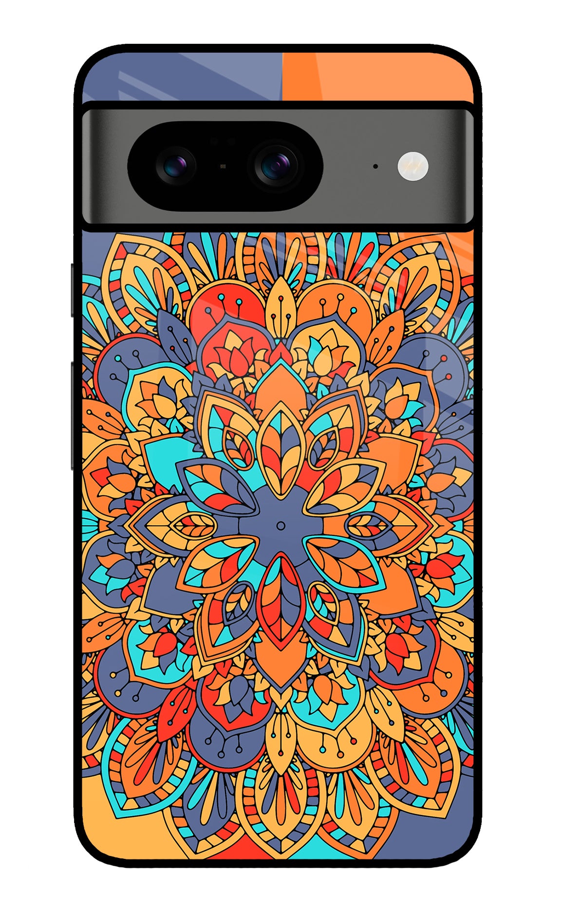 Color Mandala Google Pixel 8 Back Cover