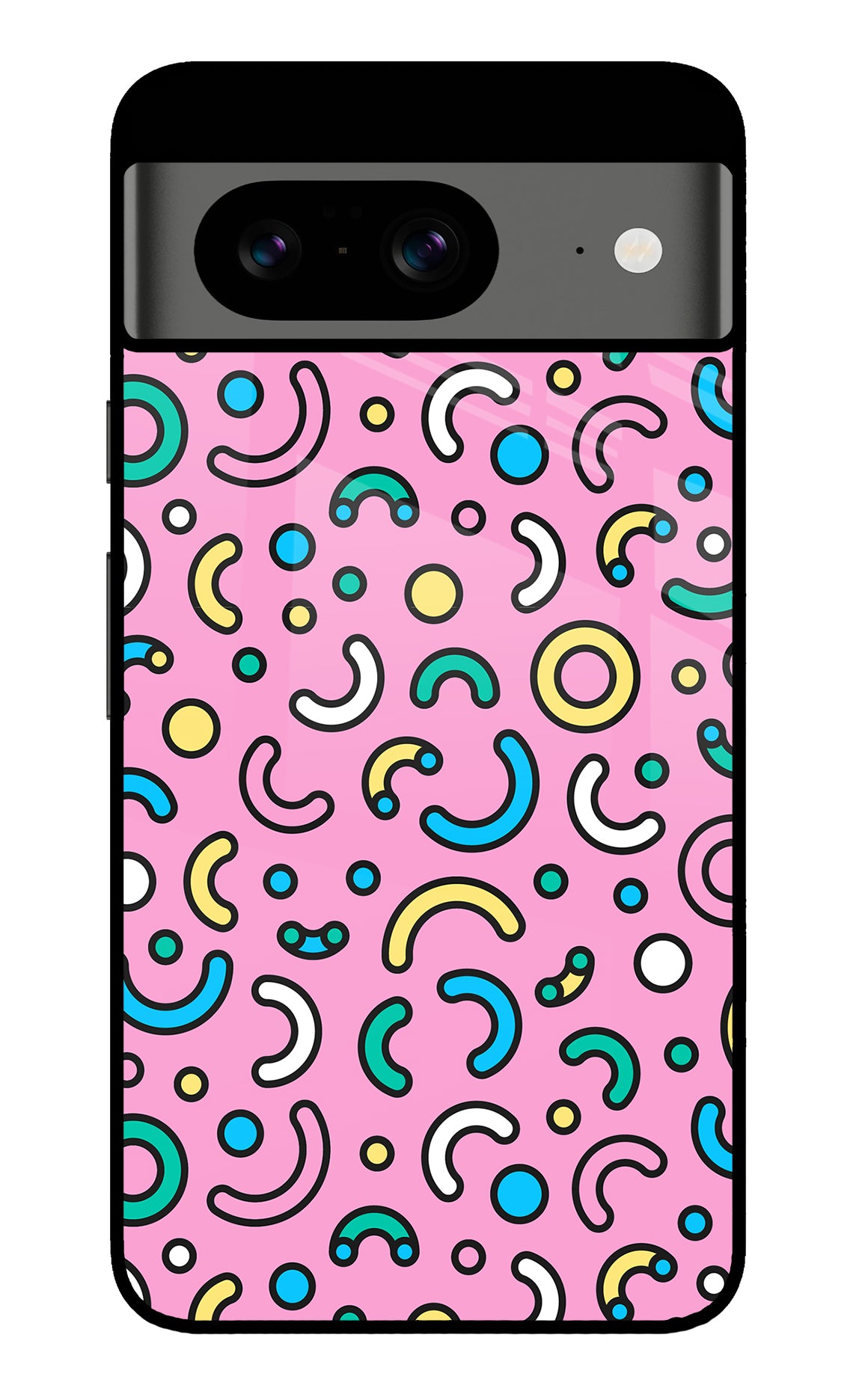 Memphis Design Google Pixel 8 Back Cover