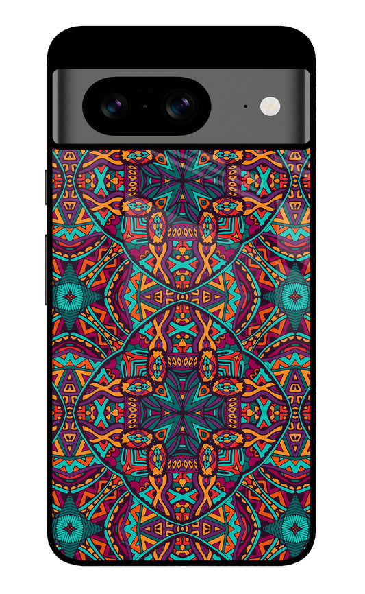 Colour Mandala Google Pixel 8 Glass Case