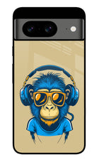 Monkey Headphone Google Pixel 8 Glass Case