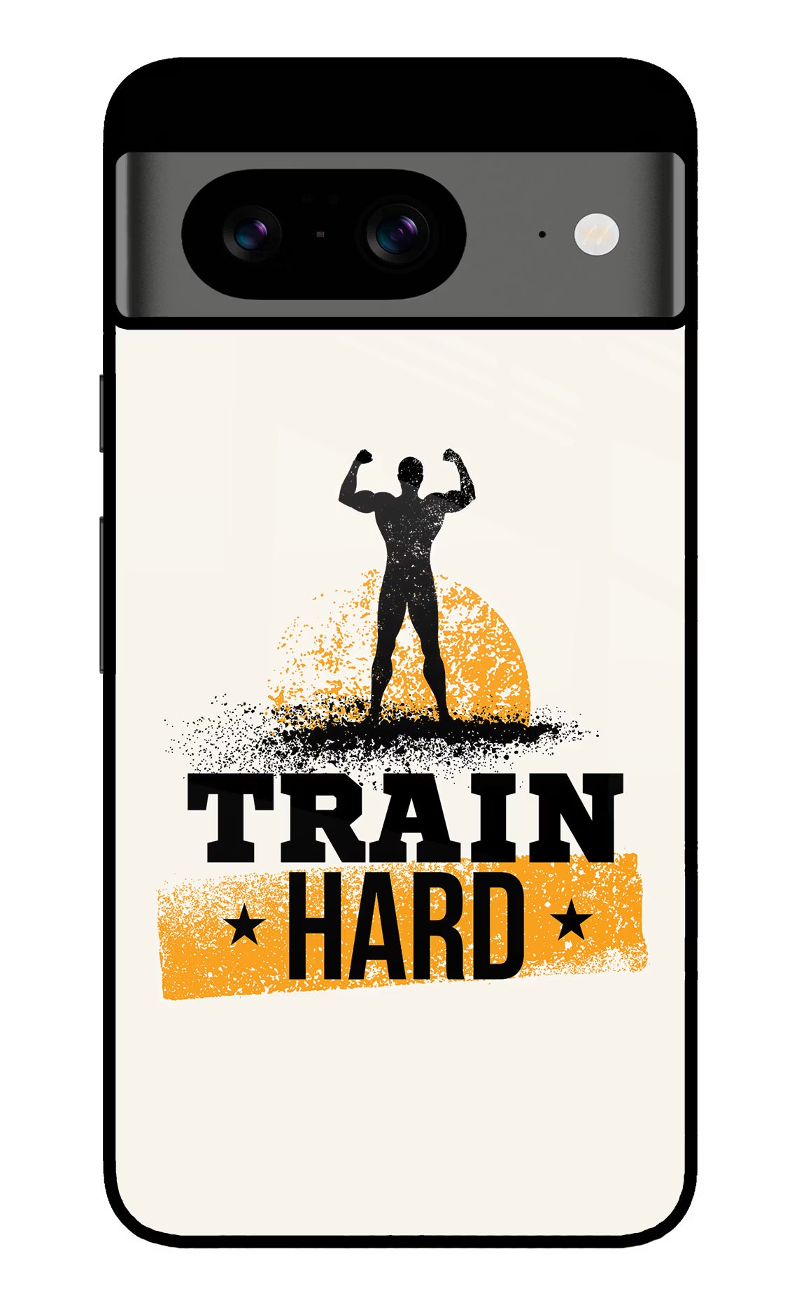 Train Hard Google Pixel 8 Glass Case