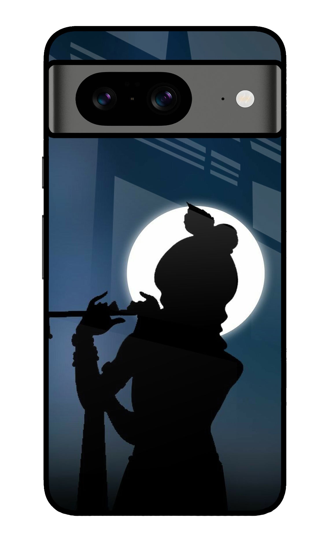 Shri Krishna Silhouette Google Pixel 8 Back Cover