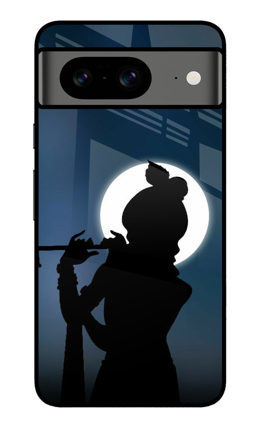 Shri Krishna Silhouette Google Pixel 8 Glass Case