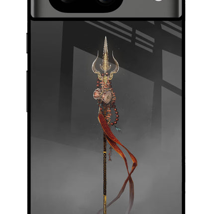 Shiv Trishul Google Pixel 8 Glass Case