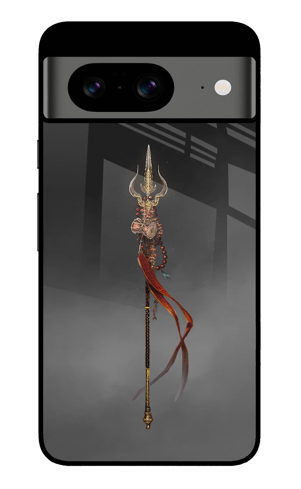 Shiv Trishul Google Pixel 8 Glass Case Back Cover by Casekaro