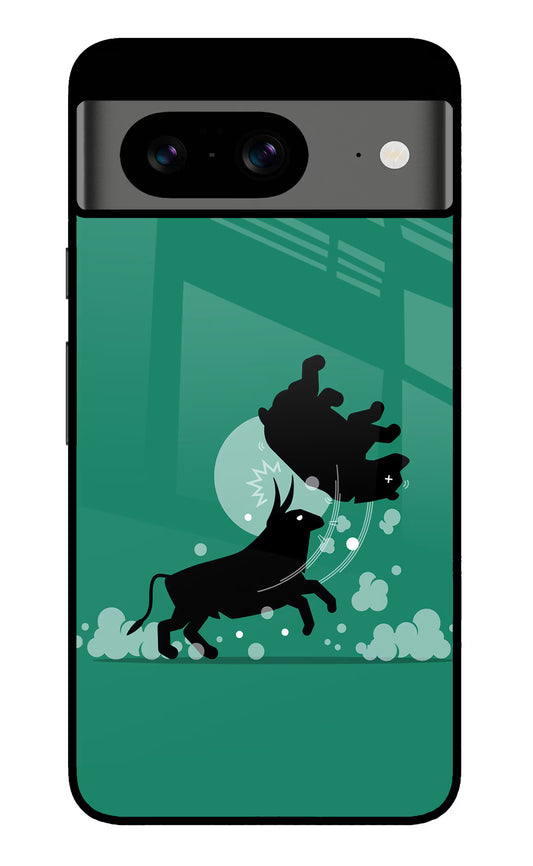 Bull Conqueror Google Pixel 8 Glass Case