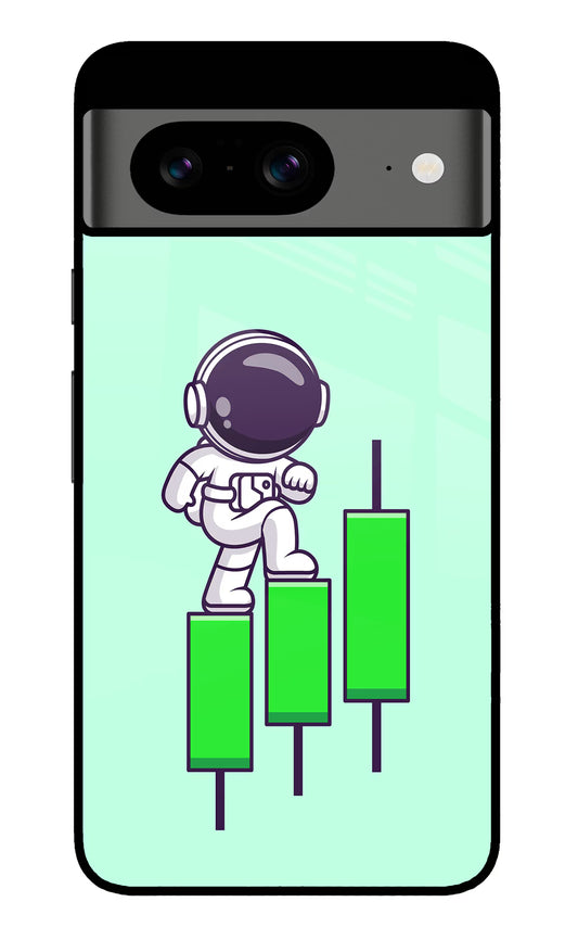 Astronaut Trader Google Pixel 8 Glass Case