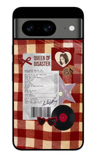 Queen of Disaster Google Pixel 8 Glass Case