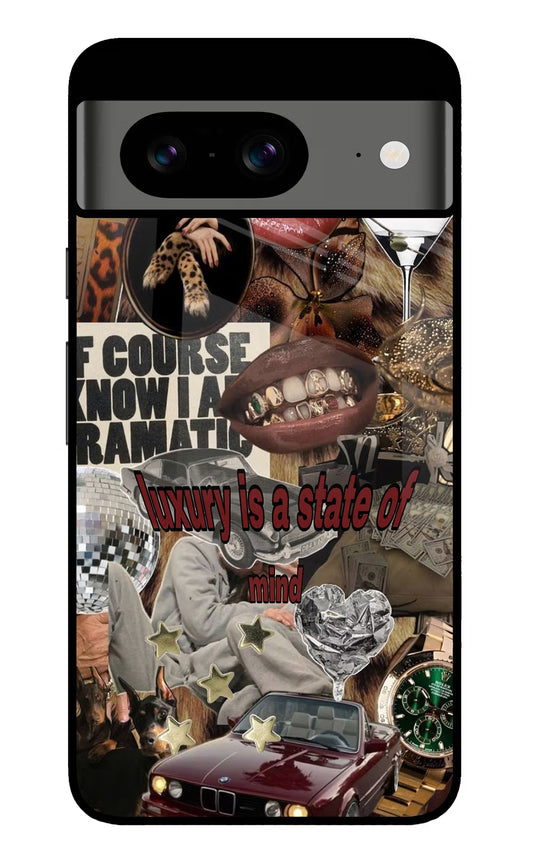 Luxury Google Pixel 8 Glass Case