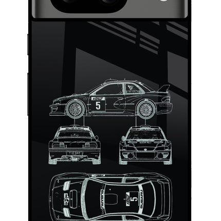WRC'99 Google Pixel 8 Glass Case