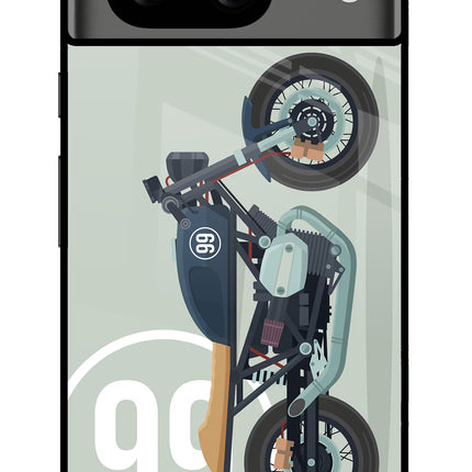 Classic Cafe Racer 99 Google Pixel 8 Glass Case