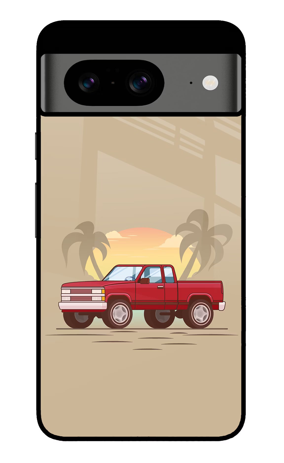 Desert Classic Drive Google Pixel 8 Glass Case