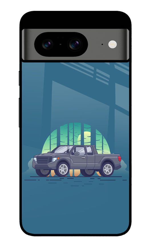 Retro Garage Vibe Google Pixel 8 Glass Case