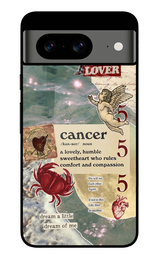 Cancer Zodiac Google Pixel 8 Glass Case