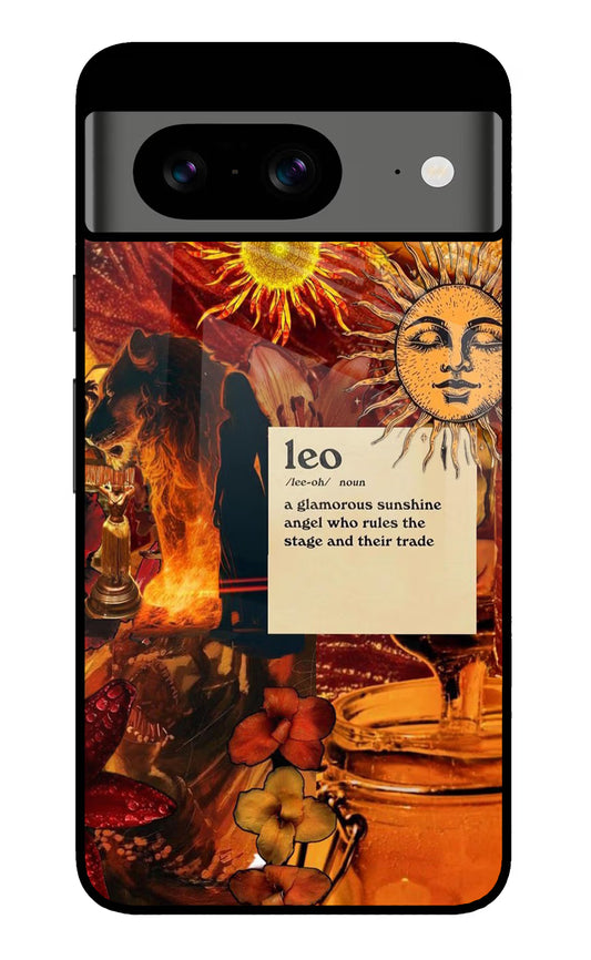 Leo Zodiac Google Pixel 8 Glass Case