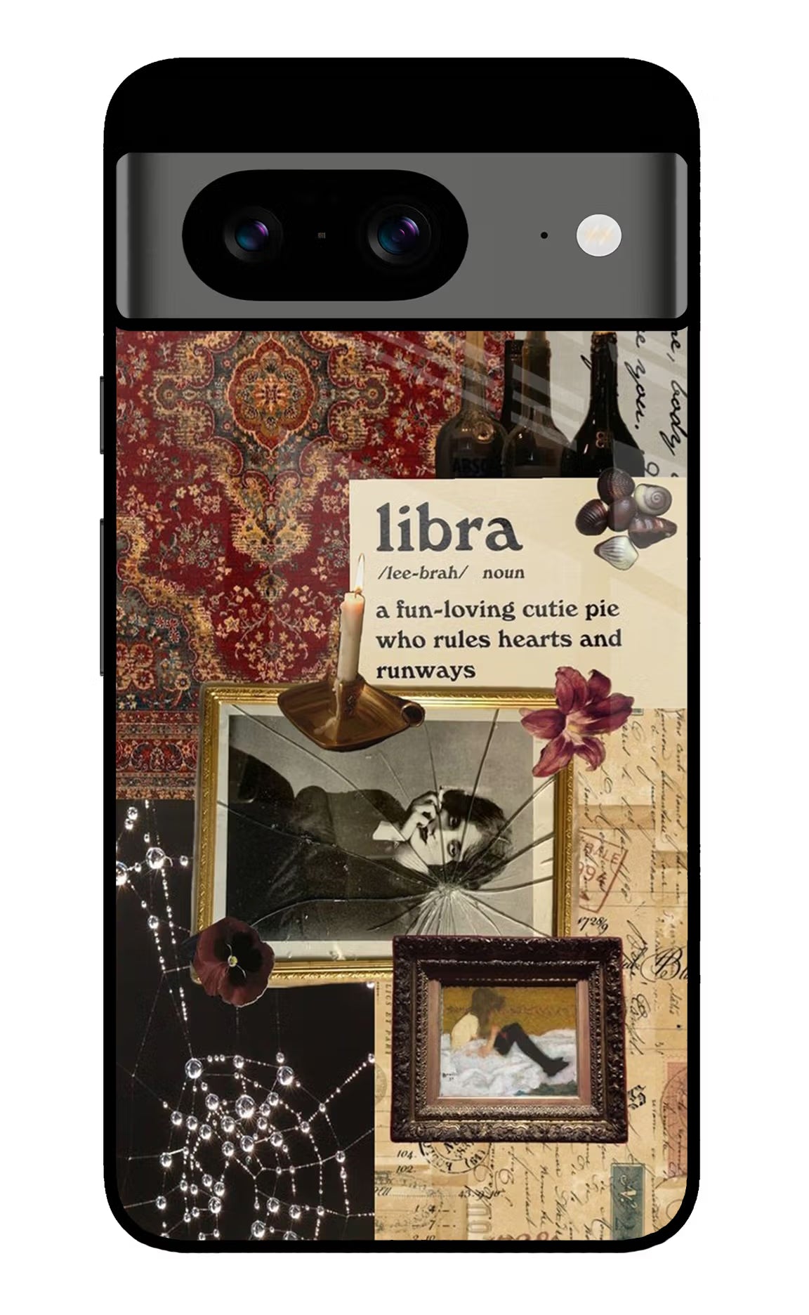 Libra Zodiac Google Pixel 8 Glass Case