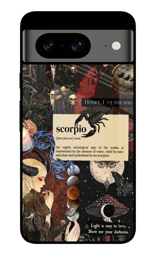 Scorpio Zodiac Google Pixel 8 Glass Case