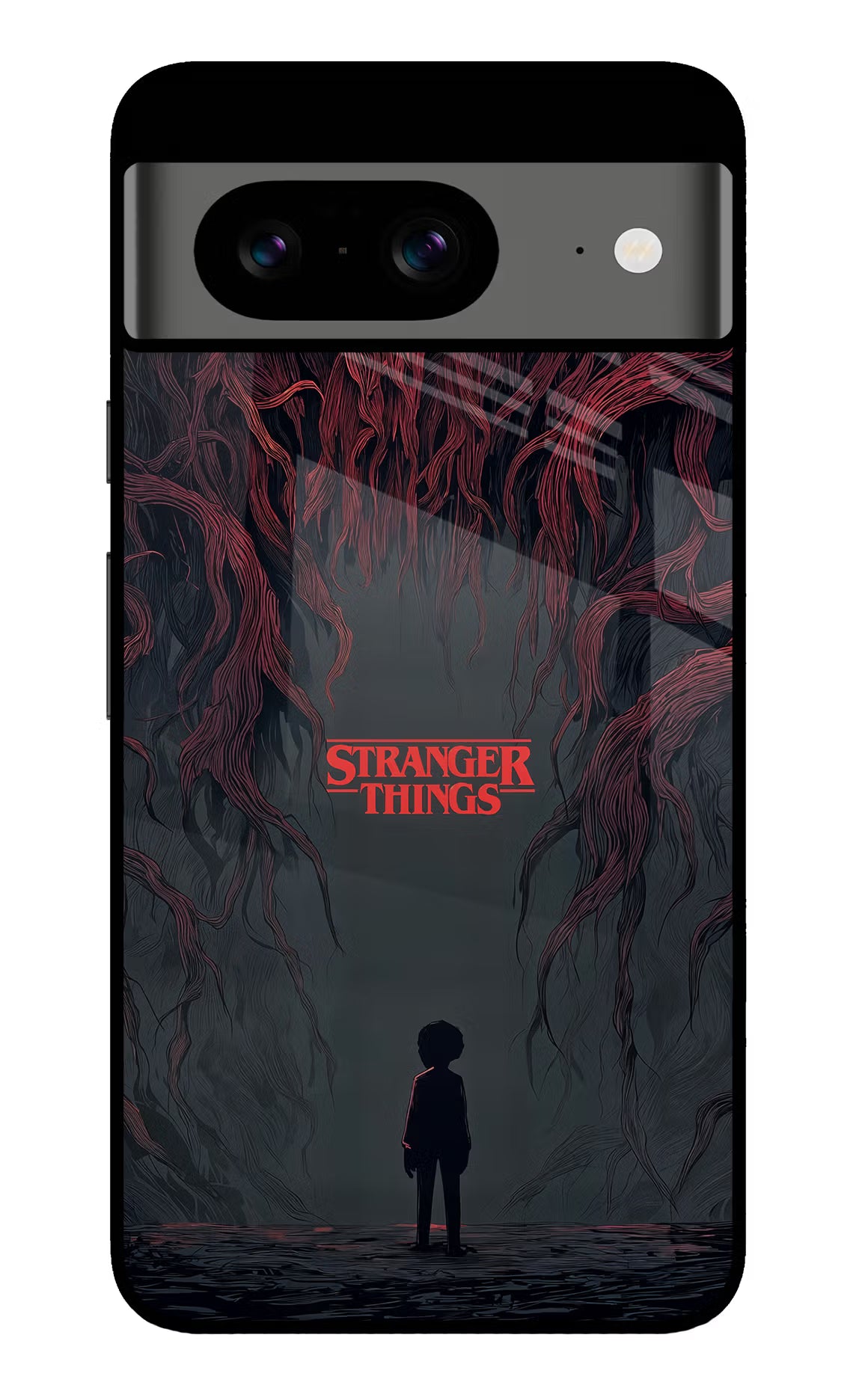 Ordinary Things Dark Side Google Pixel 8 Glass Case Back Cover by Casekaro